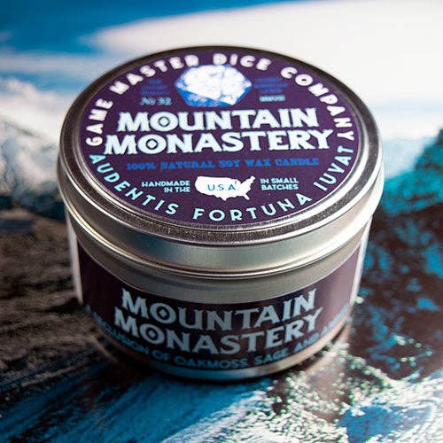 Gaming Candle (8oz) - Mountain Monastery