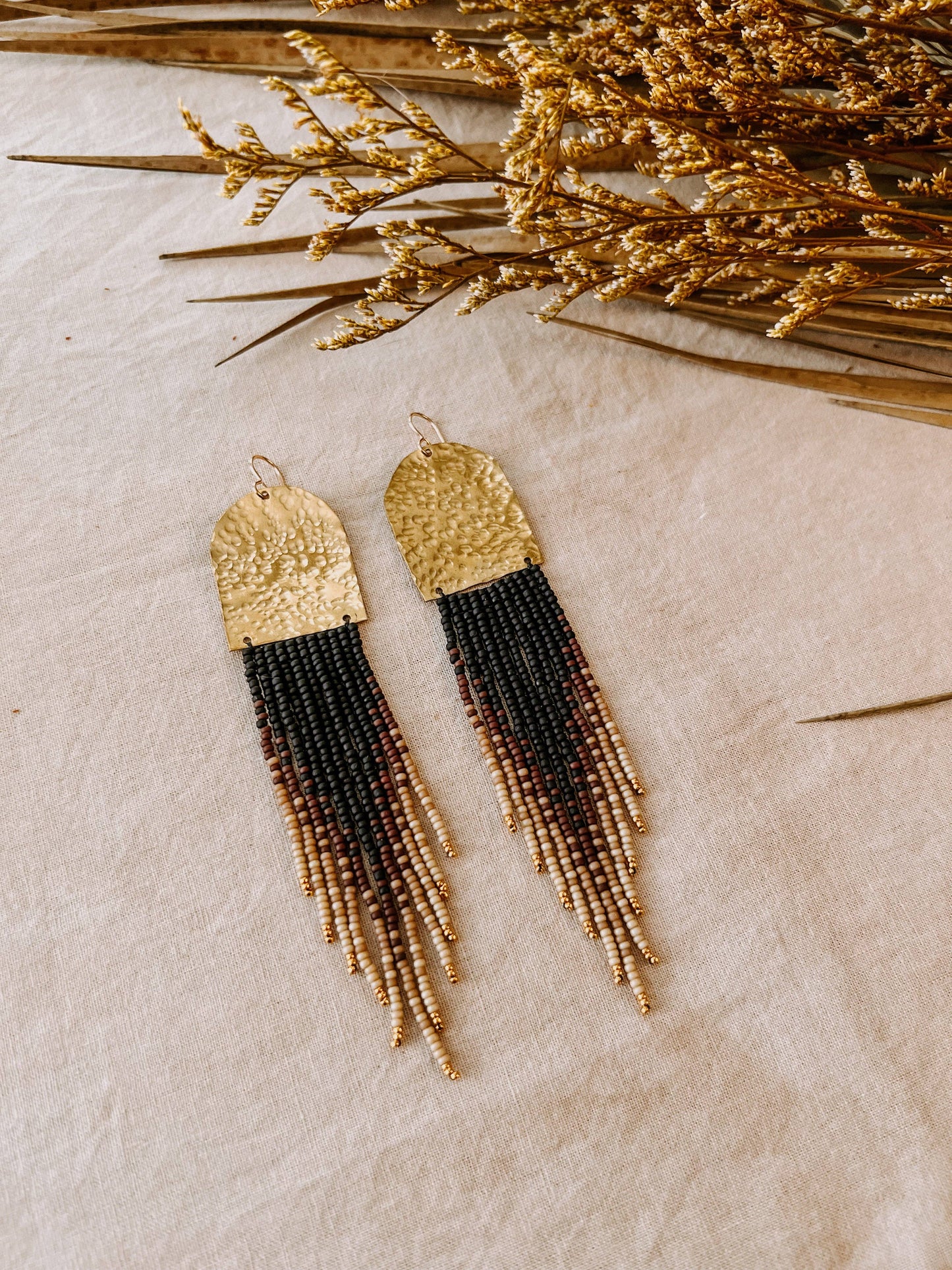 Earrings - Golden Hour Set In Black