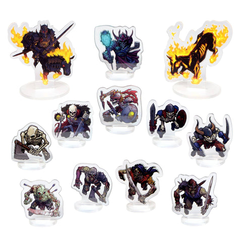 Figurines - Flat Pack Miniatures Undead Set