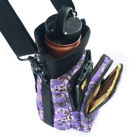 Water Bottle Carrier - Jumping Spiders