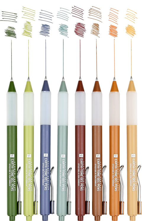 Gel Pens - Earth-Tone