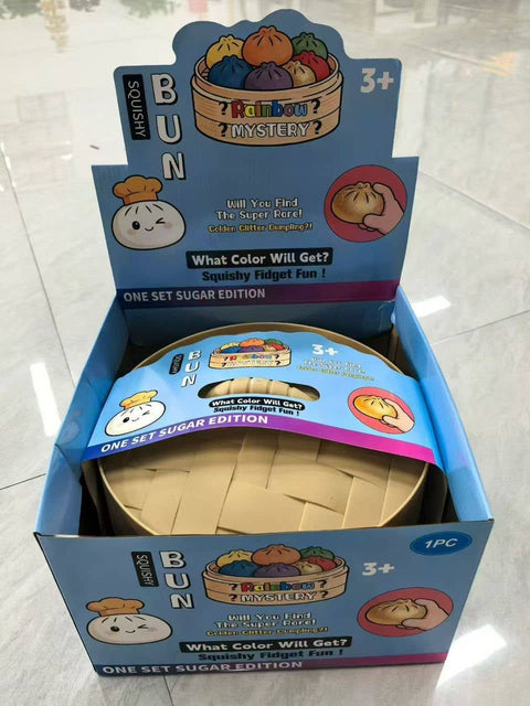 Huge Dumpling Deluxe – 10’ Jumbo Squishy Rainbow   