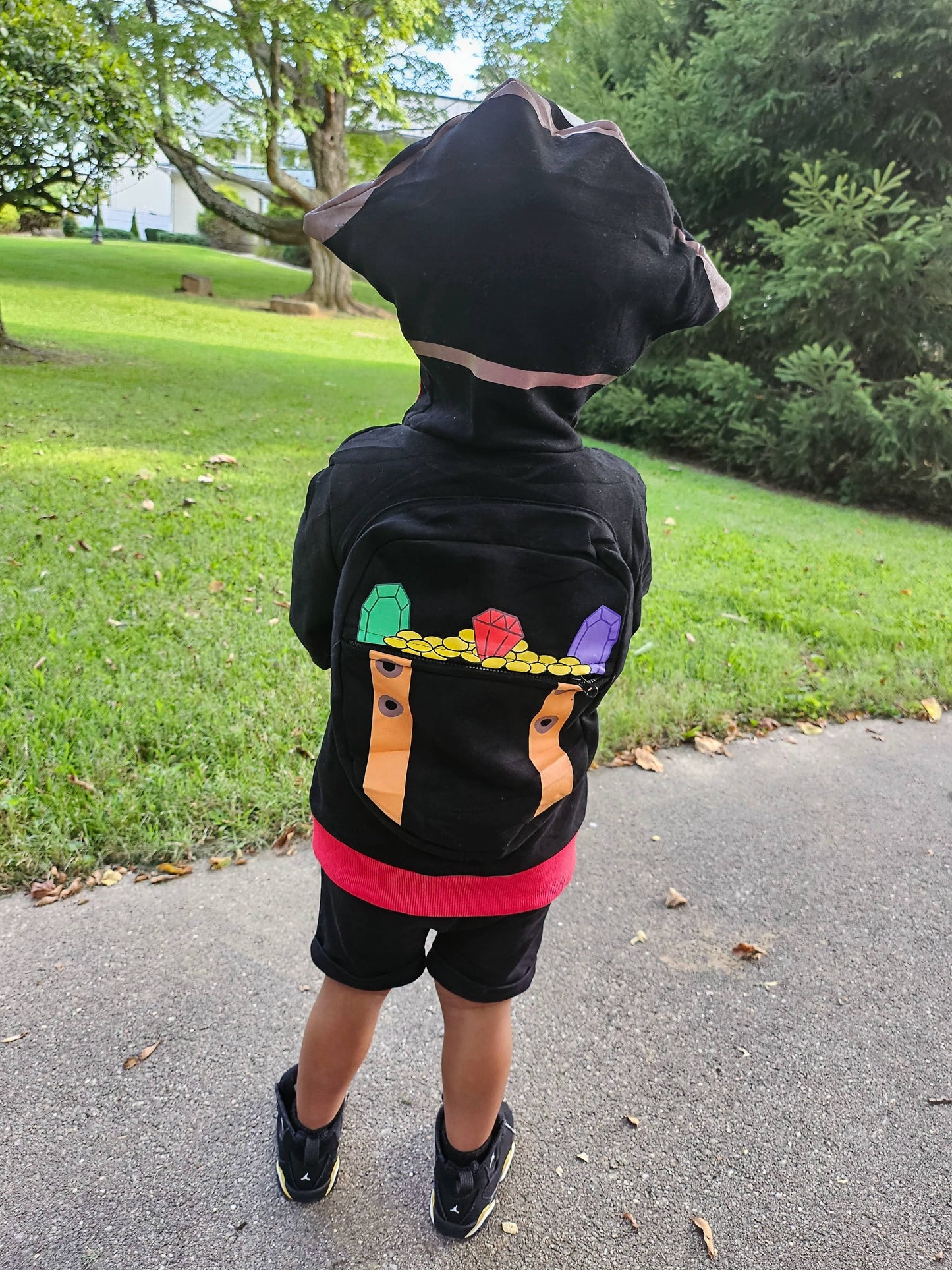 Backpack Hoodie - Pirate Treasure Chest