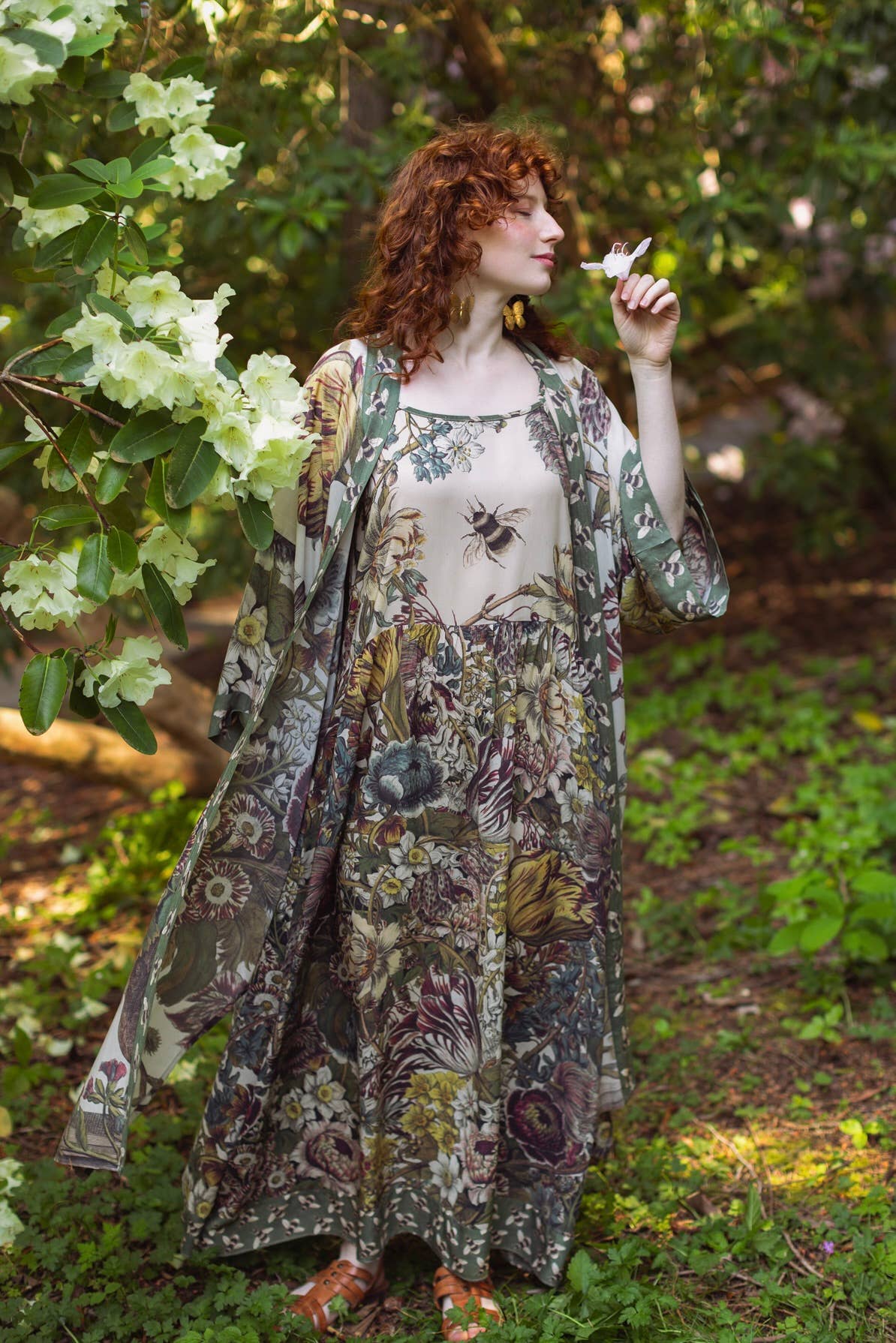 Bohéme Slip Dress - Love Grows Wild with Bees