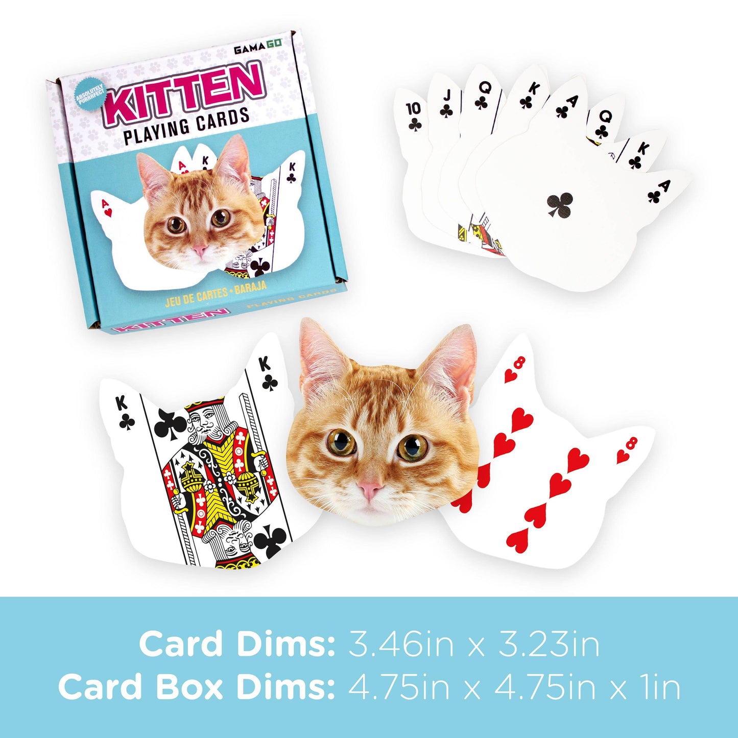 Playing Cards - Kitten Shaped