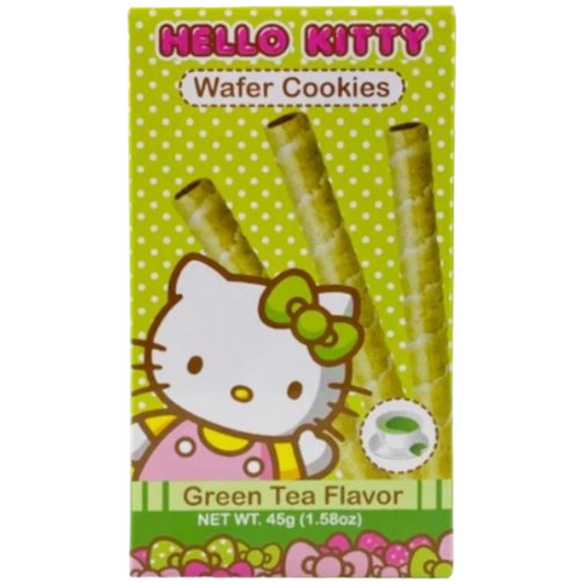 Candy - Hello Kitty Green Tea Wafer Cookies