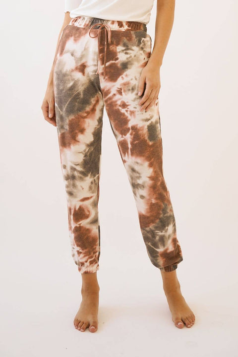 Joggers - Tie Dye Ash/Bluestone