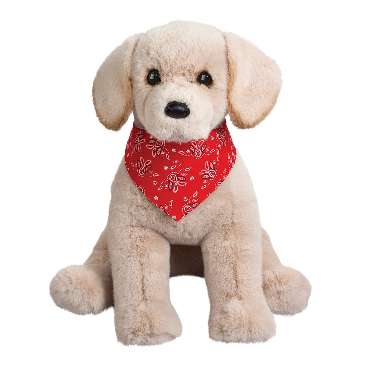 Stuffed Animal - Maple Dog with Bandana Jumbo