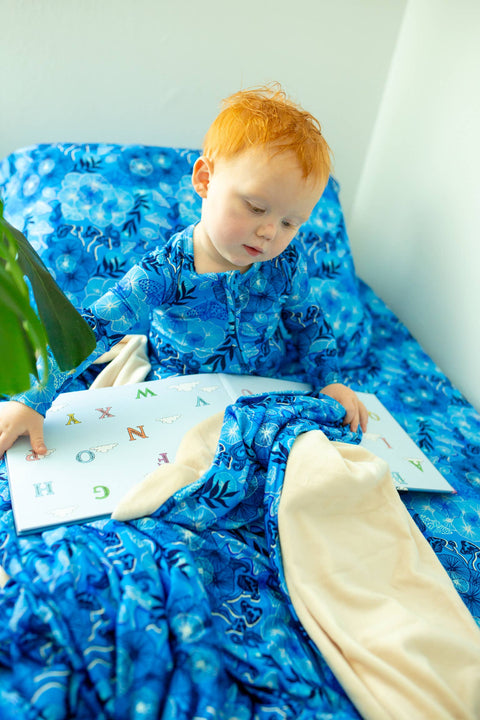 Convertible Footie (Zipper) - Mushroom Forest