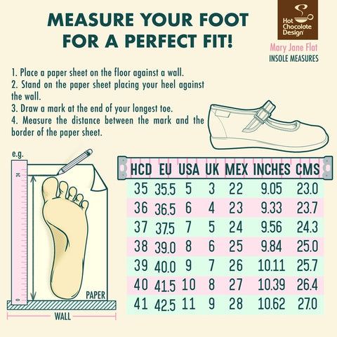 Women's Shoe - Chocolaticas® Hot Dog Mary Jane Flat