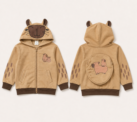 Backpack Hoodie - Capybara