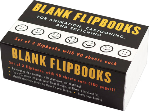 Flipbooks - Blank (3pk)