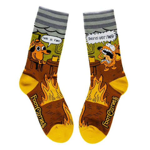 Crew Socks - This is Fine. Also, Not Fine.