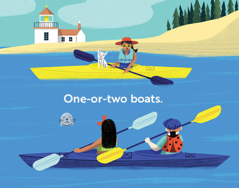 Board Book - Go, Boats, Go!: A Transportation Board Book for Toddlers