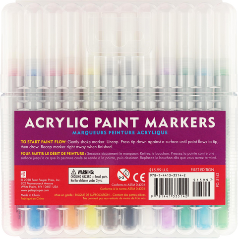 Markers - Studio Series Acrylic Paint (Set of 12)
