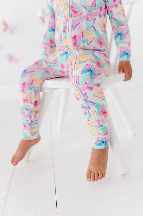 Ruffle Convertible Romper - Dahlia