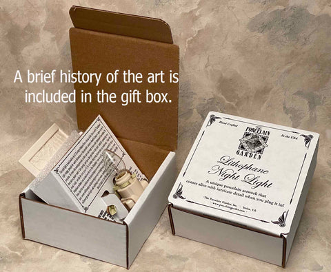 Night Light - Octopus Porcelain