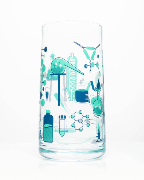Drinking Glass - Retro Science Lab