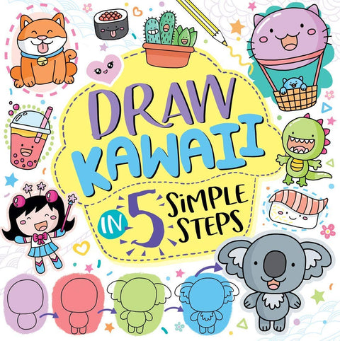 Book (Paperback) - Draw Kawaii in 5 Simple Steps