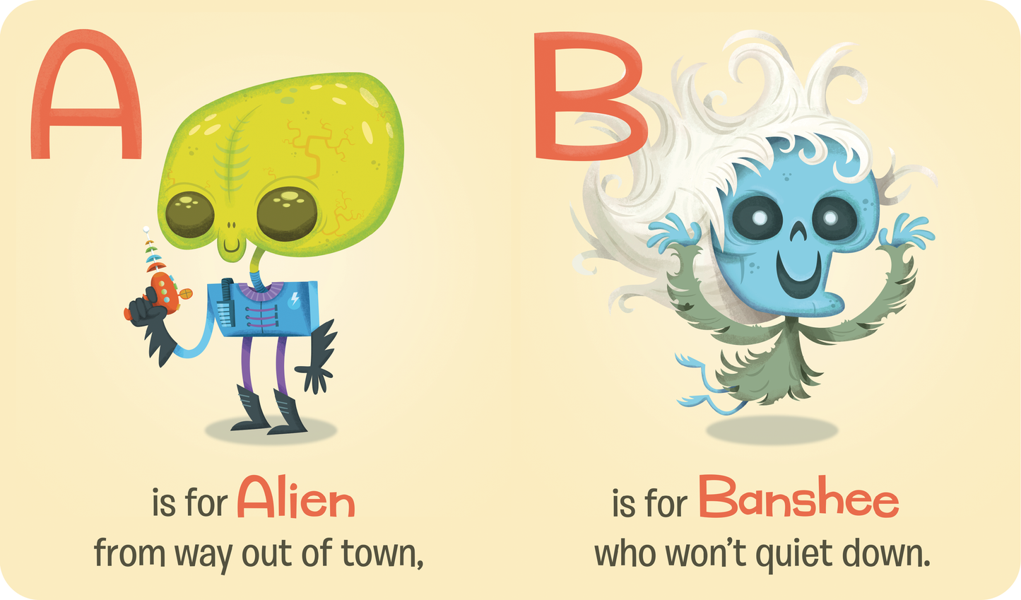 Board Book - Monster ABC