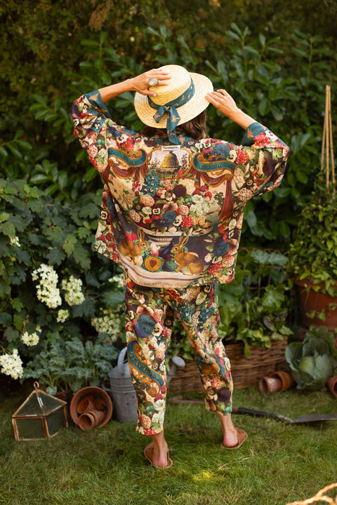 Pixie Duster Cropped Kimono - Stay Gold w/ Rabbit, Bees