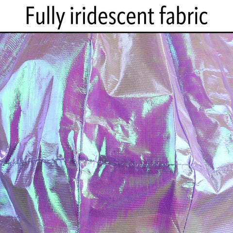 Windsock - 40-inch Purple Iridescent Jellyfish 3D