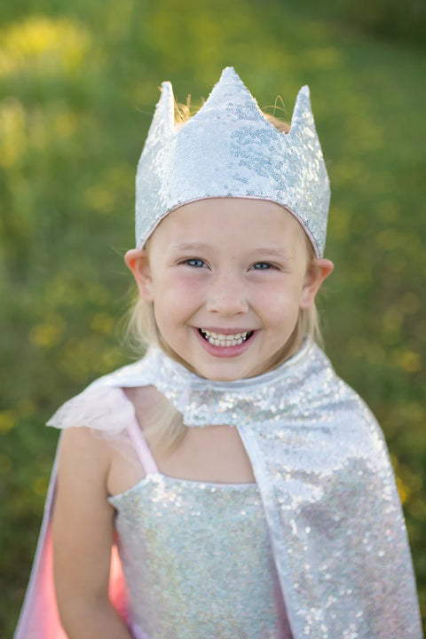 Dress Up - Sequin Crown with Veil