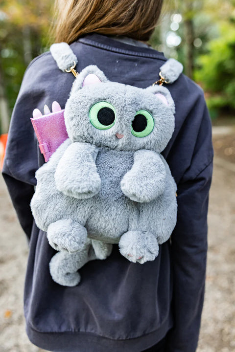 Backpack - Cutie Kitty (Grey)
