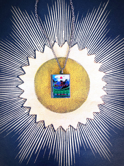 Necklace - Book Locket The Hobbit: Stainless Steel