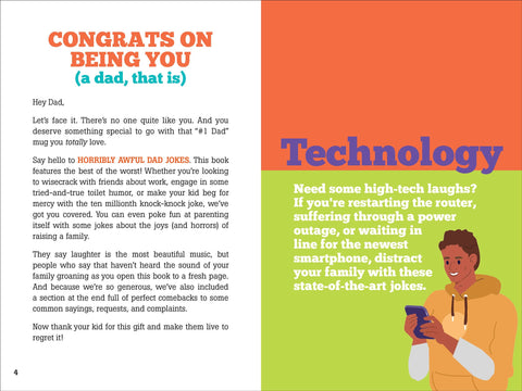 Book (Hardcover) - Horribly Awful Dad Jokes