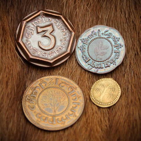 The Shire Set of Four Coins - The Hobbit Set #1