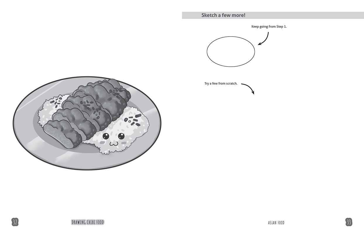 Activity Book - Drawing Chibi Food