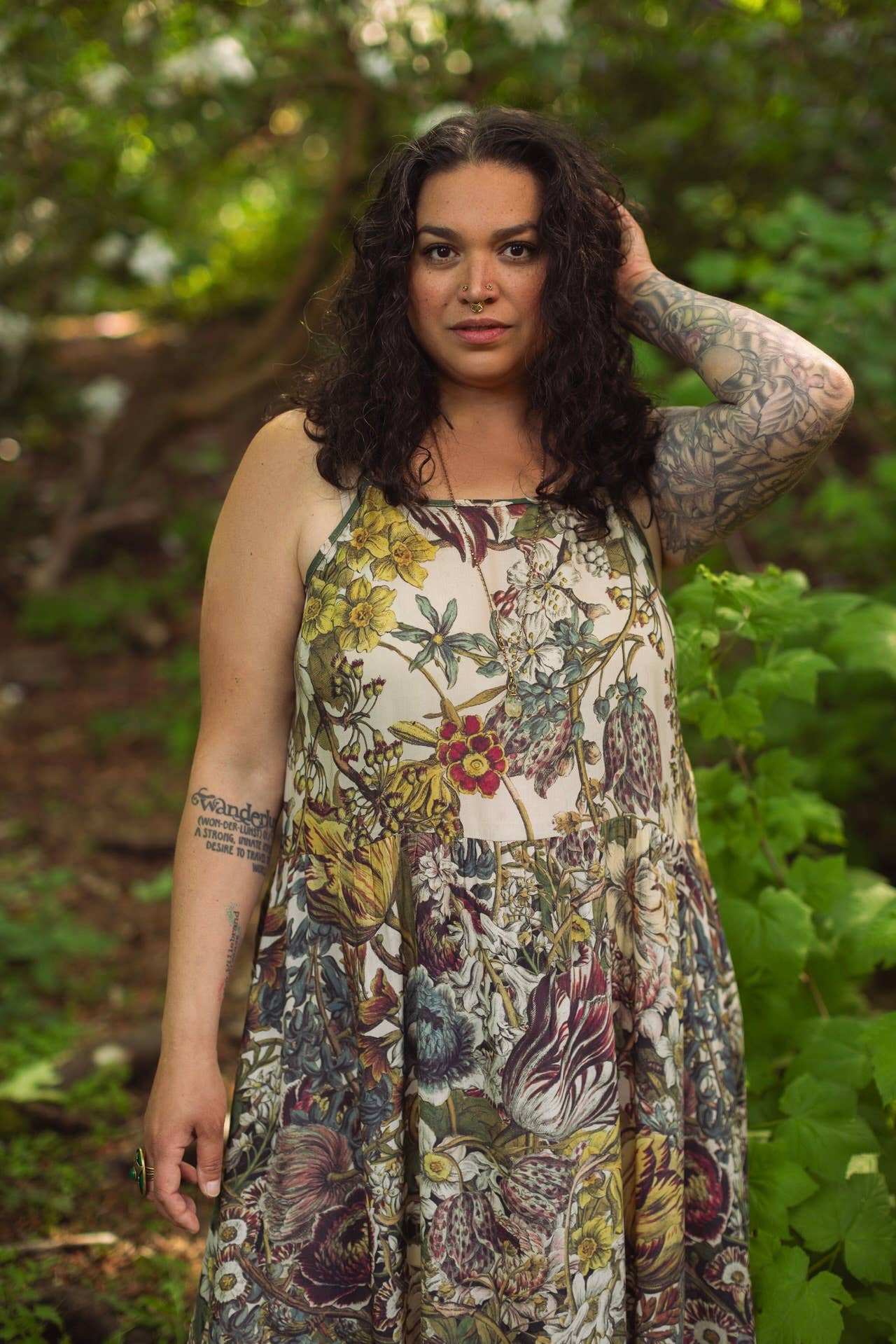 Bohéme Slip Dress - Love Grows Wild with Bees