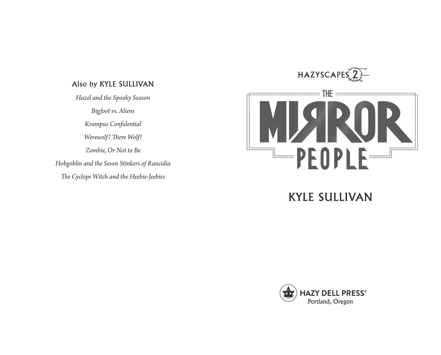 Book (Paperback) - The Mirror People (Hazyscapes #2)