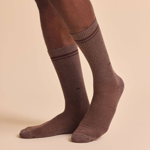 Comfort Crew Socks that Protect National Parks - Blue/Brown (3pk)