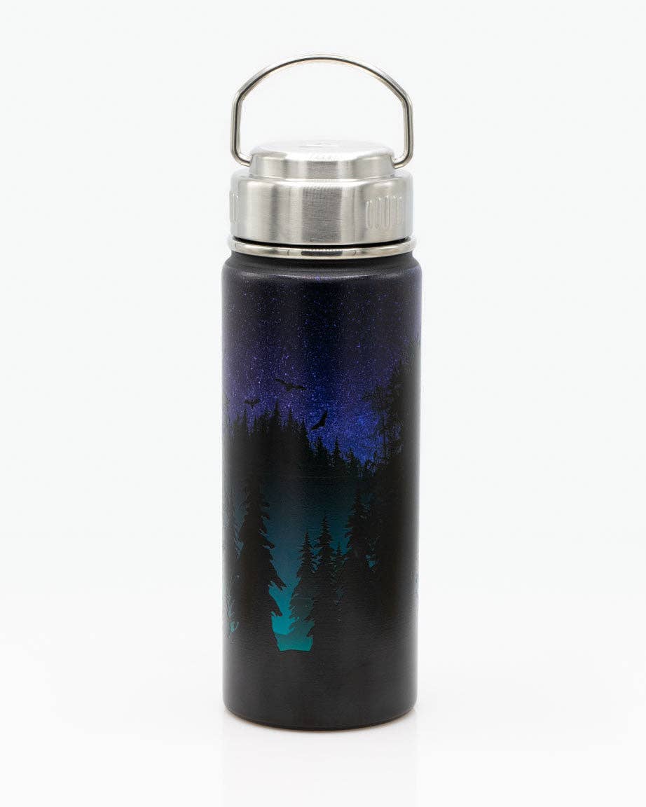 Water Bottle (18oz) - Twilight Forest Stainless Steel