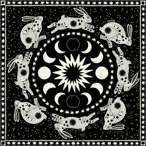 Bandana - Celestial Rabbits
