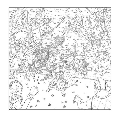 Coloring Book - Düngeonmeister Goblin Quest