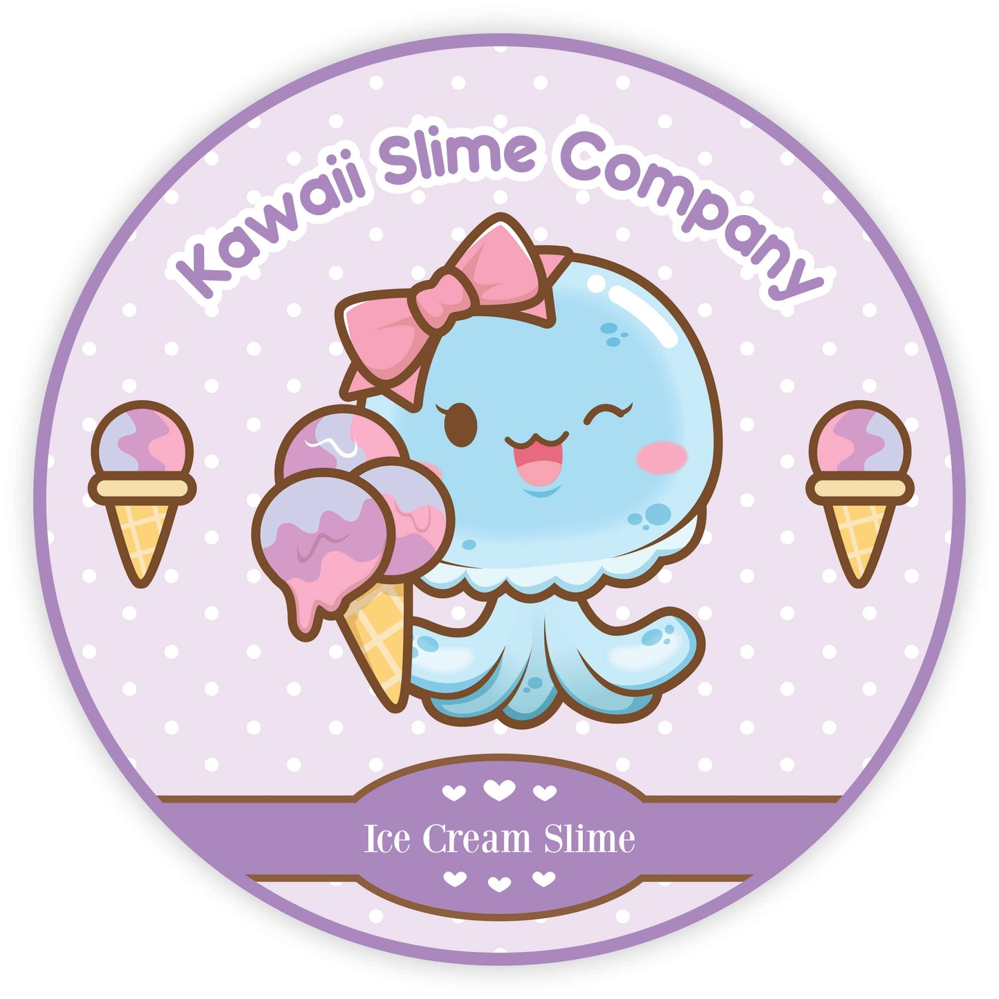 Slime - Cotton Candy Scented Ice Cream Pint