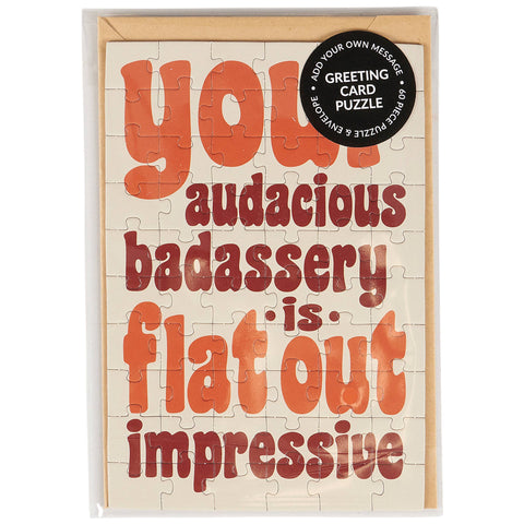 Greeting Card - Impressive Puzzle