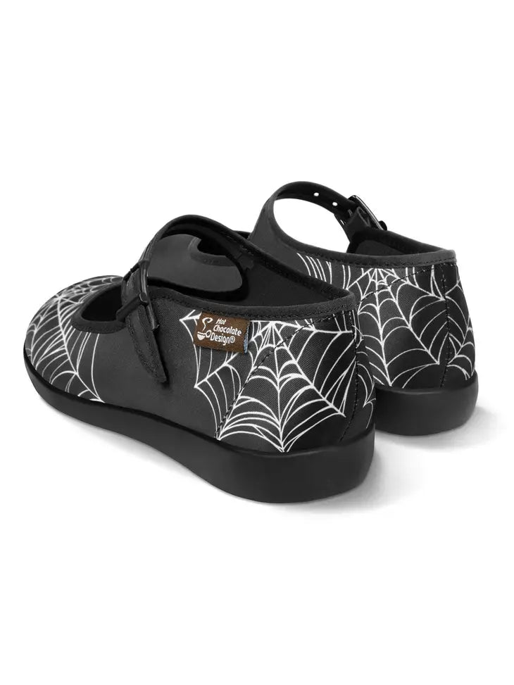 Women's Shoe - Chocolaticas® Spider Mary Jane Flat