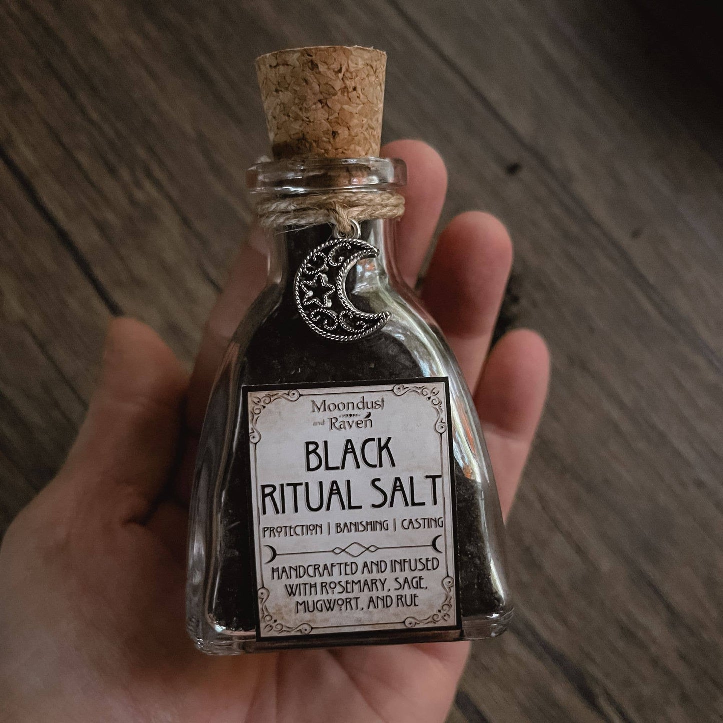 Black Ritual Salt - Witches Black Salt, Protection