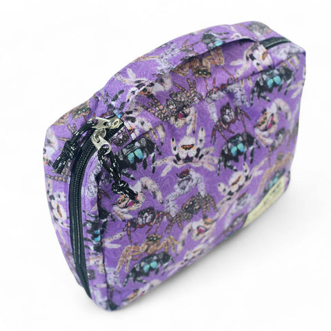 Travel Organizer Case - Jumping Spiders