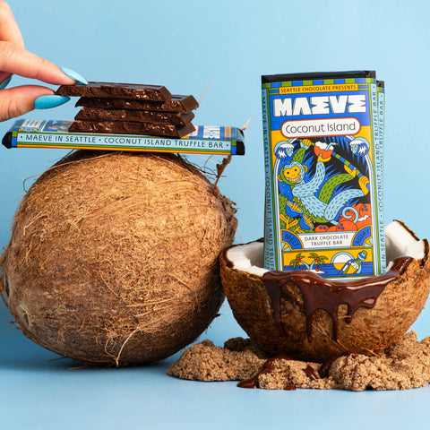 Chocolate - Coconut Island Truffle Bar