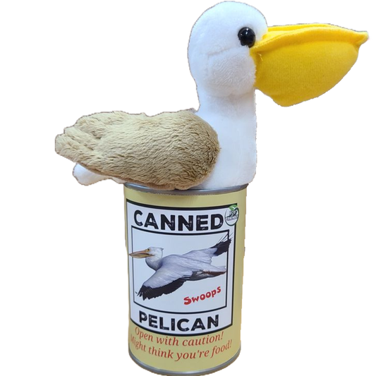 Stuffed Animal - Swoops the Canned Pelican