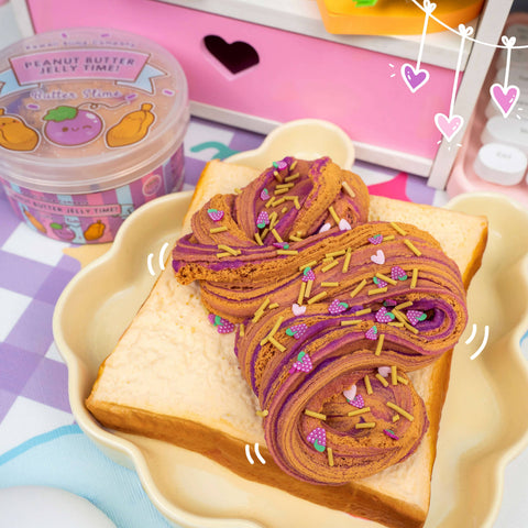 Slime - Peanut Butter Jelly Time Grape 2 Slimes In 1