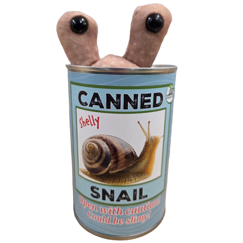 Stuffed Animal - Shelly the Canned Snail