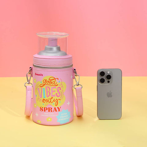 Handbag - Spray Bottle: Good Vibes Only