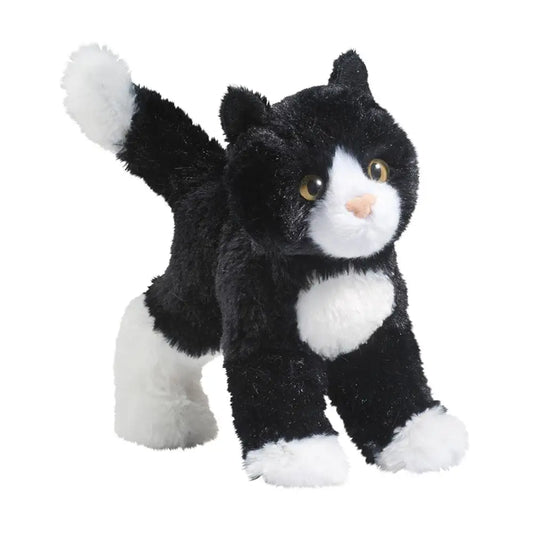 Stuffed Animal - Snippy Black & White Cat