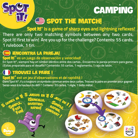 Game - Spot It! Camping